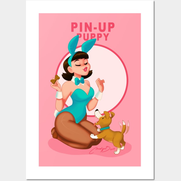 pin up poppy Wall Art by melivillosa